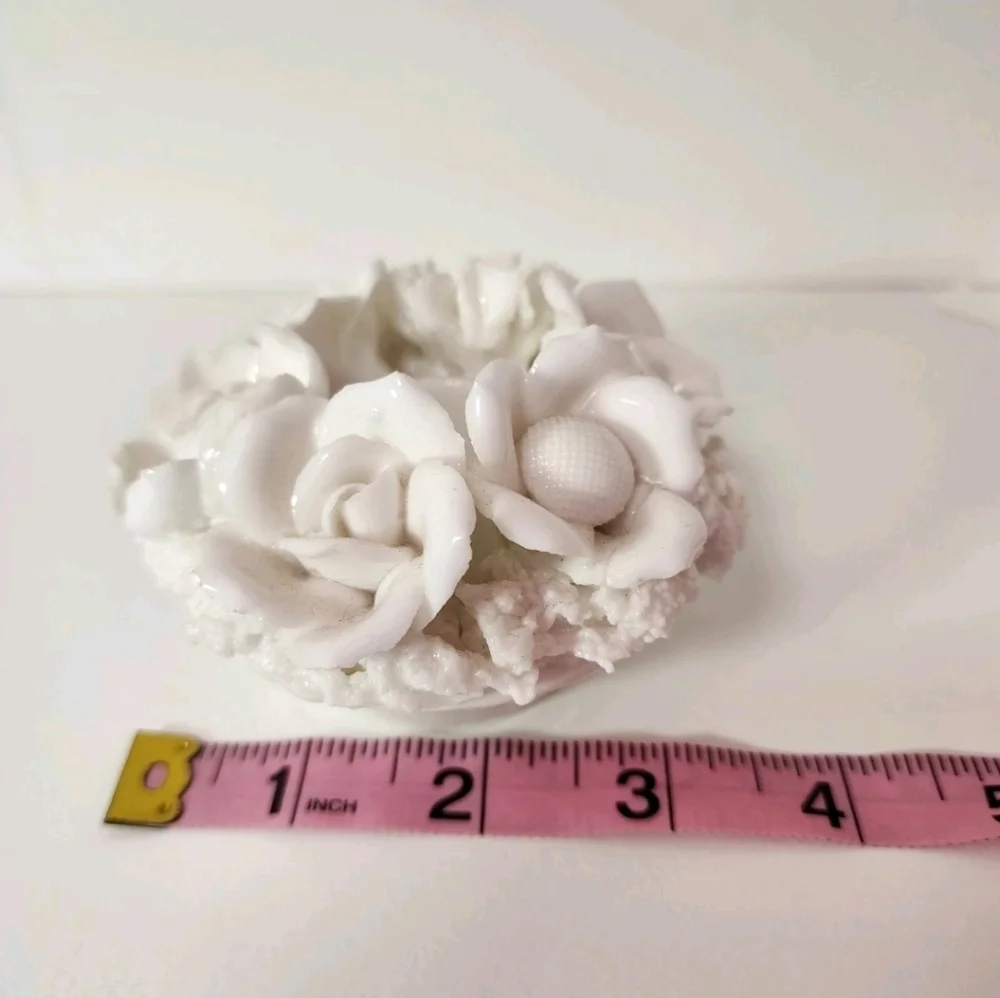 Vintage •‎ Floral Taper Candle Holder